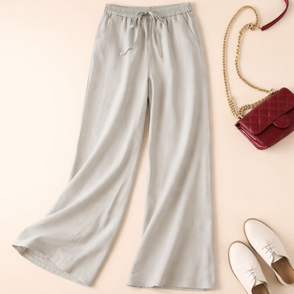 Darlena | Women's Beach Relaxed Drawstring Trousers