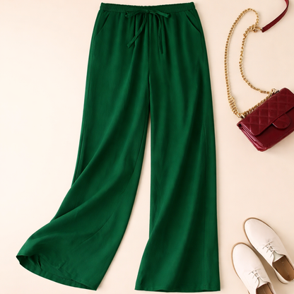 Darlena | Women's Beach Relaxed Drawstring Trousers