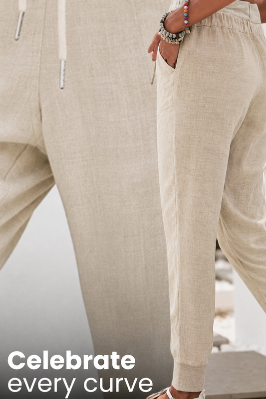 Altagracia | Women's Lace Wide-Leg Casual Trousers