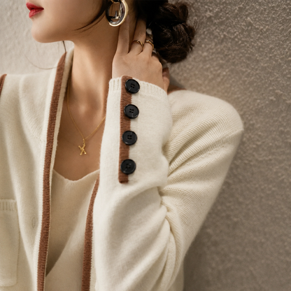 Quelinde | Women's Oversized Casual Retro Cardigan