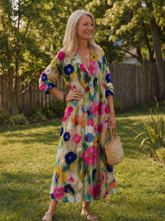 Altiva | Women's Maxi Floral Summer Dress