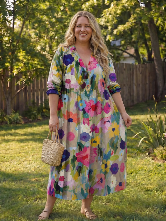 Altiva | Women's Maxi Floral Summer Dress