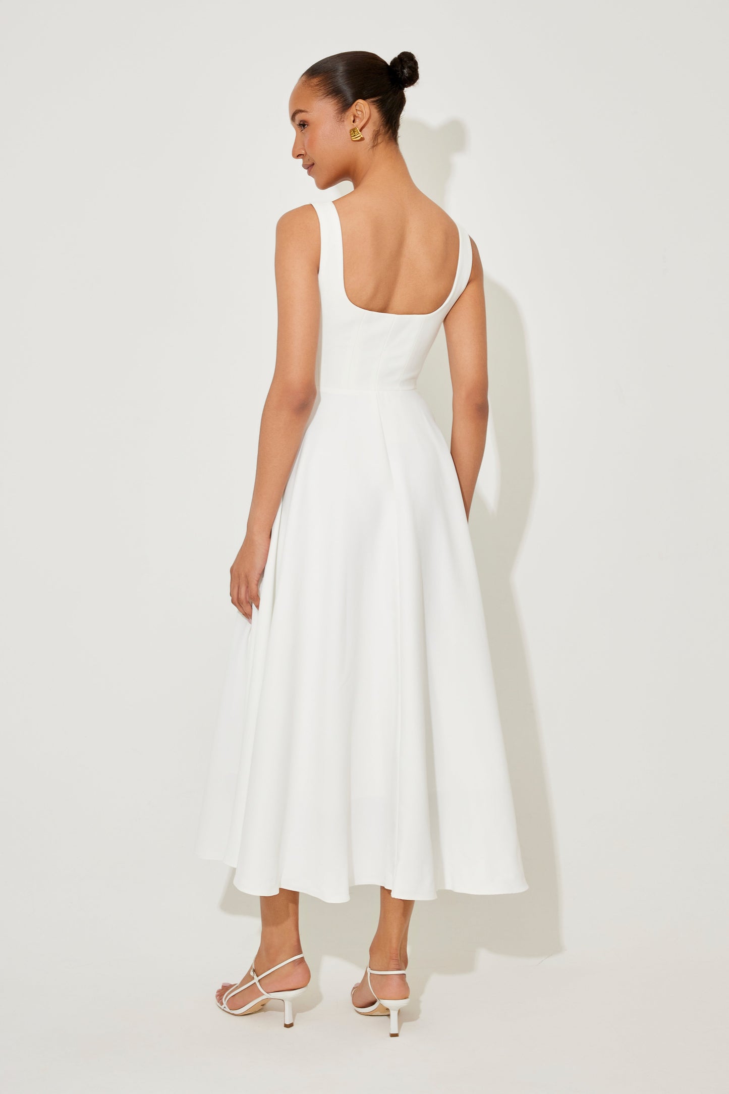 Ginevra | Women's Midi Square-Neck Wedding Dress