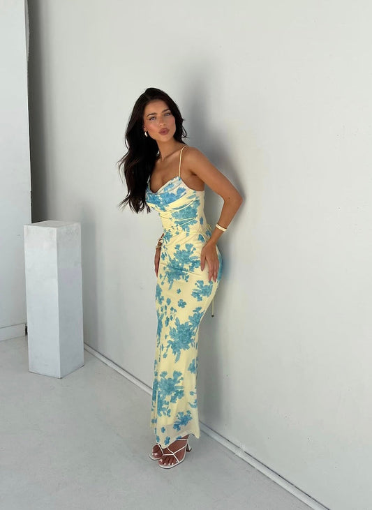 Deloma | Women's Maxi Floral Wedding Dress