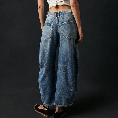 Margarida | Women's Oversized Wide-Leg High Jeans