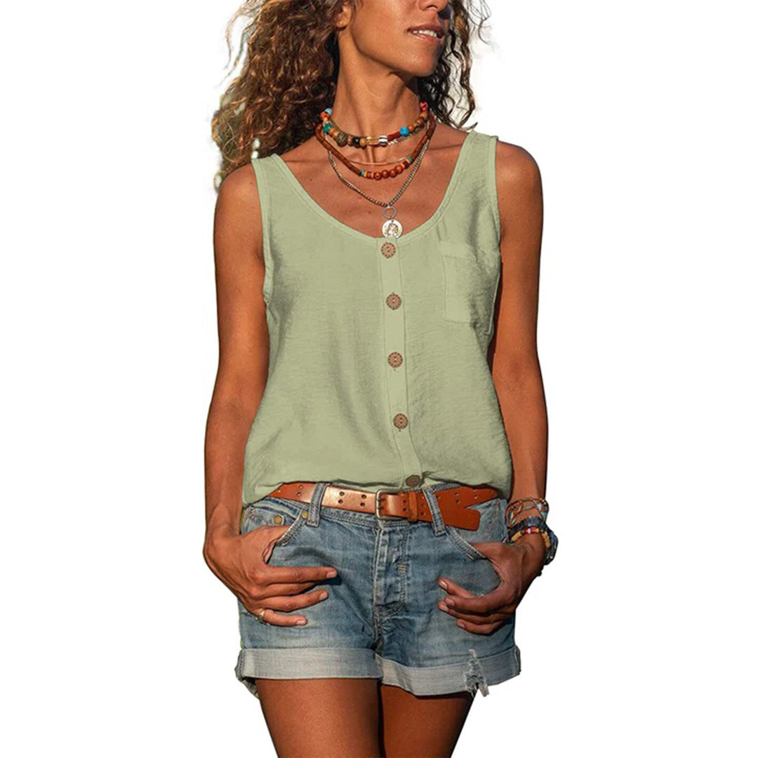 Saliva | Women's Oversized Casual Sleeveless Top