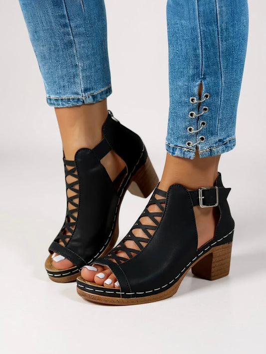 Dorte | Women's Summer Strappy Open-Toe Sandals