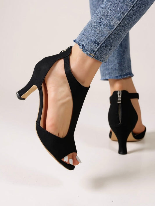 Vilde | Women's Cut-Out Block Heel Sandals