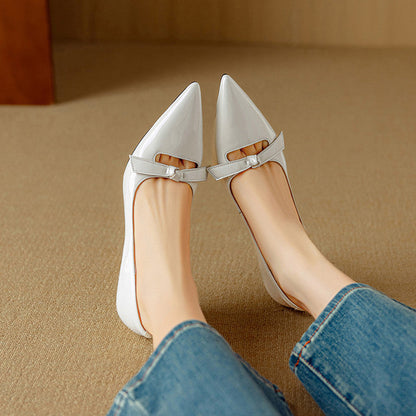 Iona | Women's Cut-Out Workwear Bow Shoes