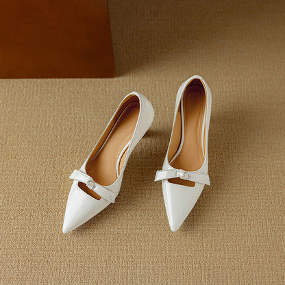Iona | Women's Cut-Out Workwear Bow Shoes