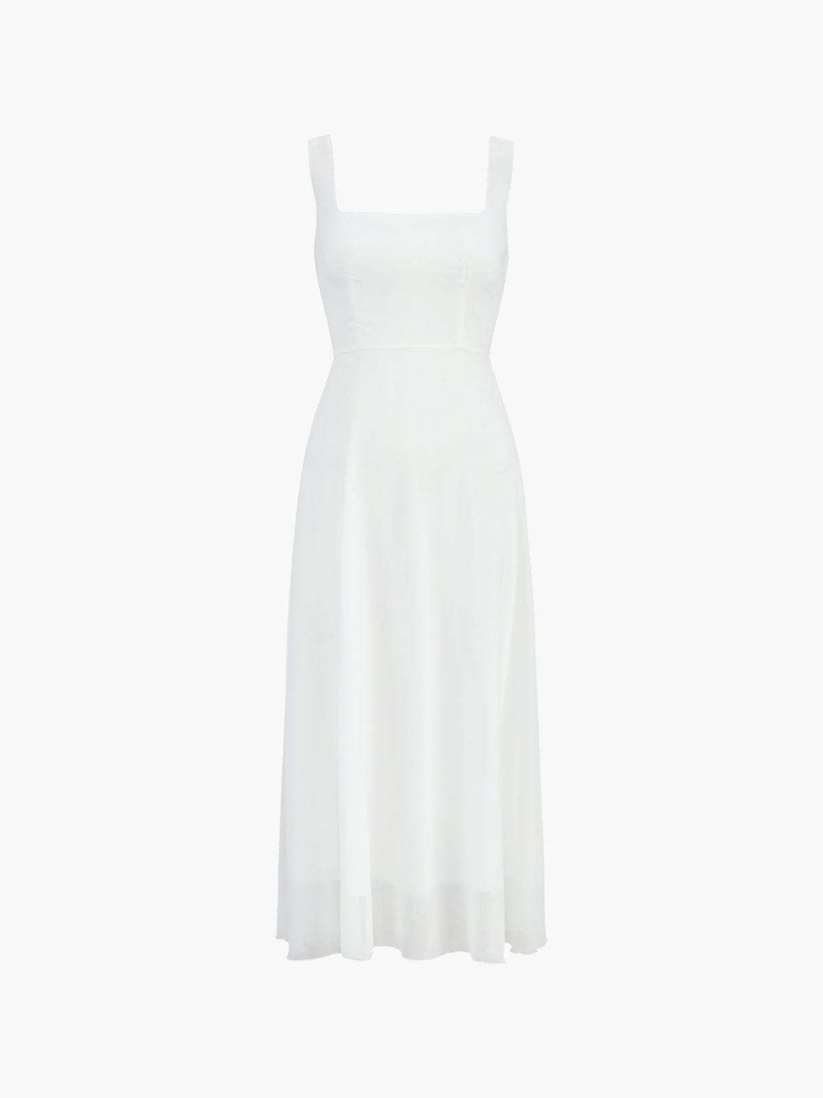 Colette | Women's Midi Square-Neck Wedding Dress