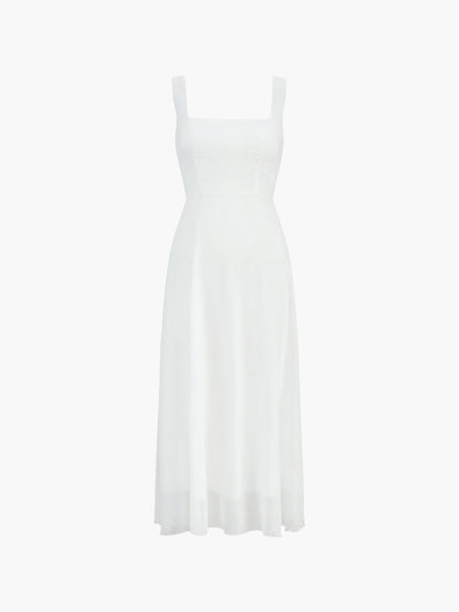 Colette | Women's Midi Square-Neck Wedding Dress