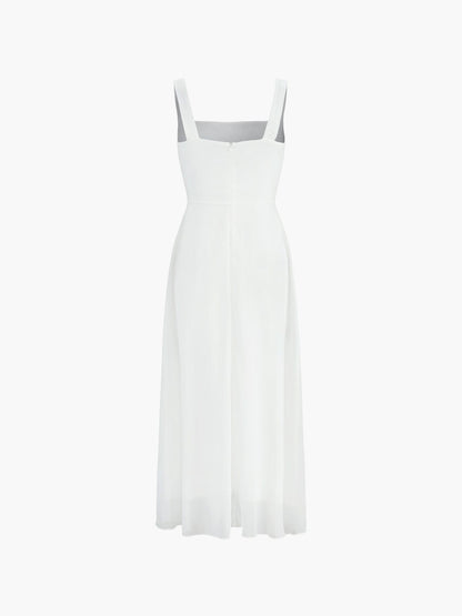 Colette | Women's Midi Square-Neck Wedding Dress