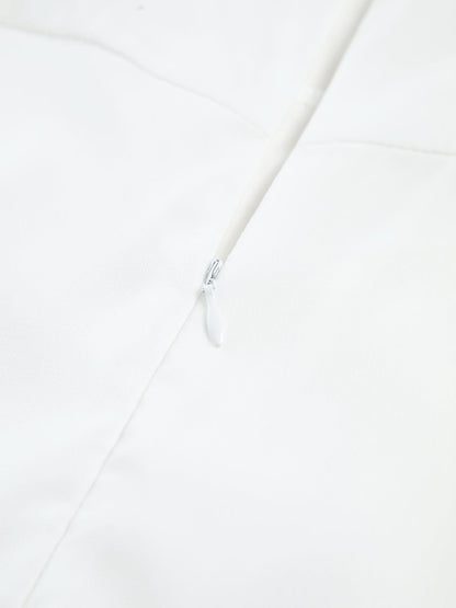 Colette | Women's Midi Square-Neck Wedding Dress