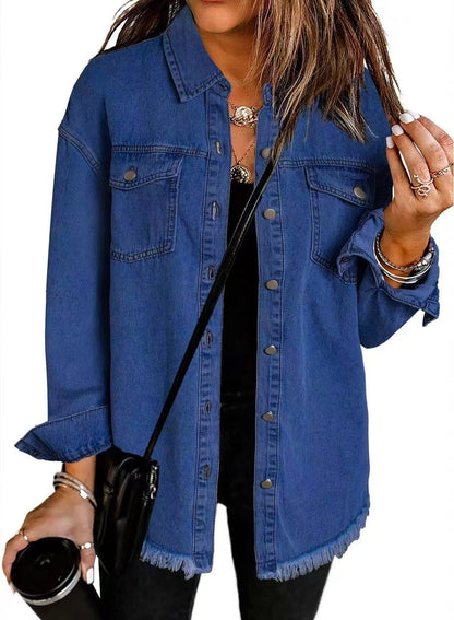 Ulrida | Women's Floral Oversized Casual Jacket