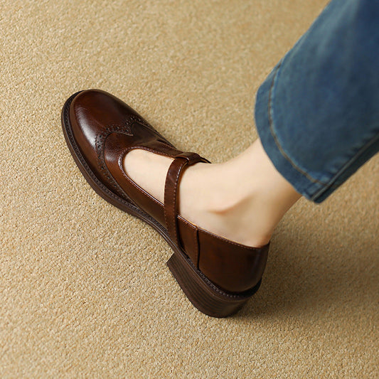 Petal | Women's Lace Workwear Leather Heels