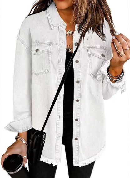 Ulrida | Women's Floral Oversized Casual Jacket