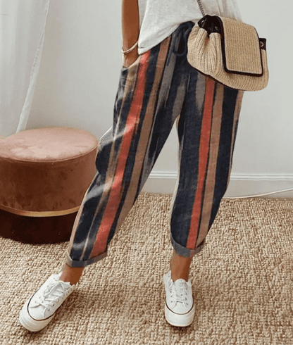 Cvetina | Women's Oversized Flattering Fit Trousers