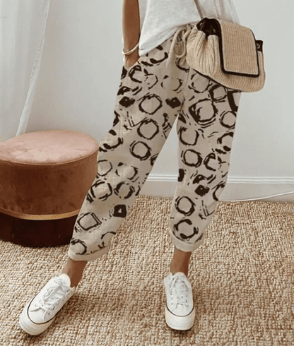 Cvetina | Women's Oversized Flattering Fit Trousers
