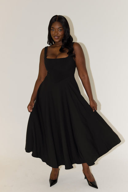 Ginevra | Women's Midi Square-Neck Wedding Dress