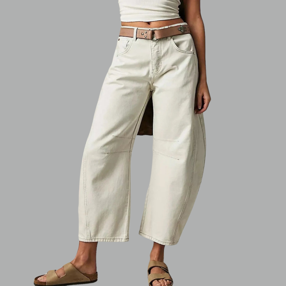 Margarida | Women's Oversized Wide-Leg High Jeans