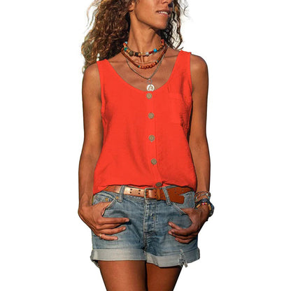 Saliva | Women's Oversized Casual Sleeveless Top