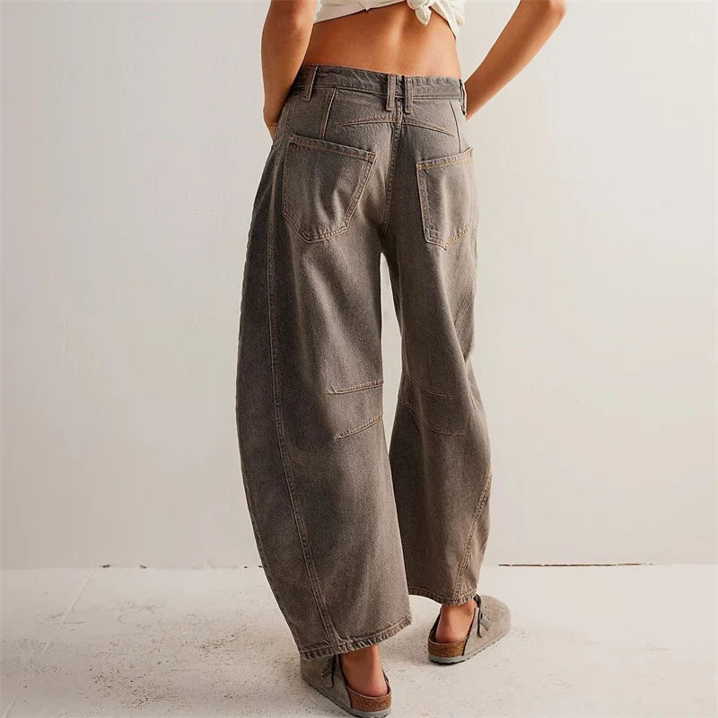 Margarida | Women's Oversized Wide-Leg High Jeans
