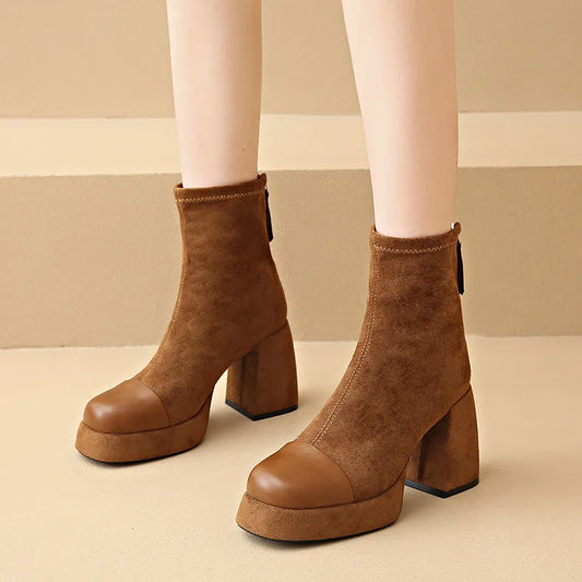Haidee | Women's Ankle Classic Suede Boots