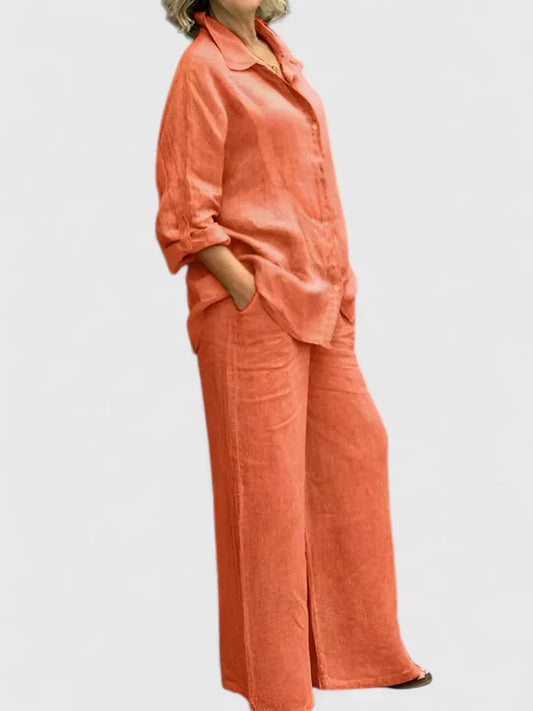Pyrite | Women's Oversized Wide-Leg Summer Trousers