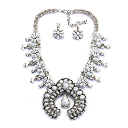 Regine | Women's Lace Southwest Turquoise Set
