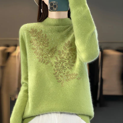 Quelisha | Women's Casual Embellished Sweater Jumper