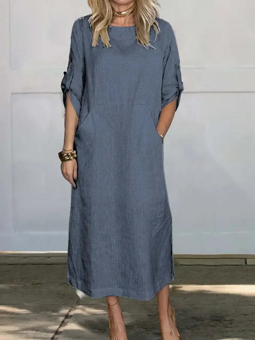 Roseline | Women's Oversized Beach A-Line Evening Dress