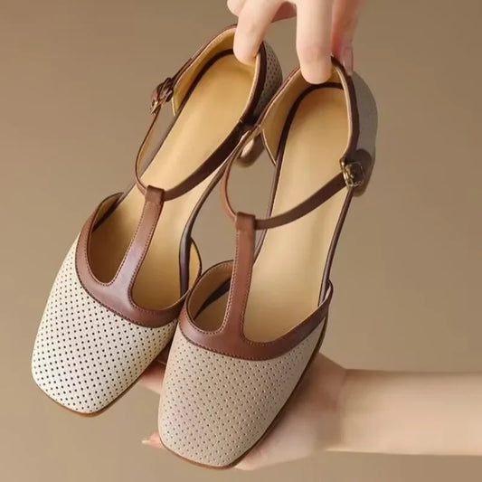 Opal | Women's Lace Cut-Out Workwear Heels