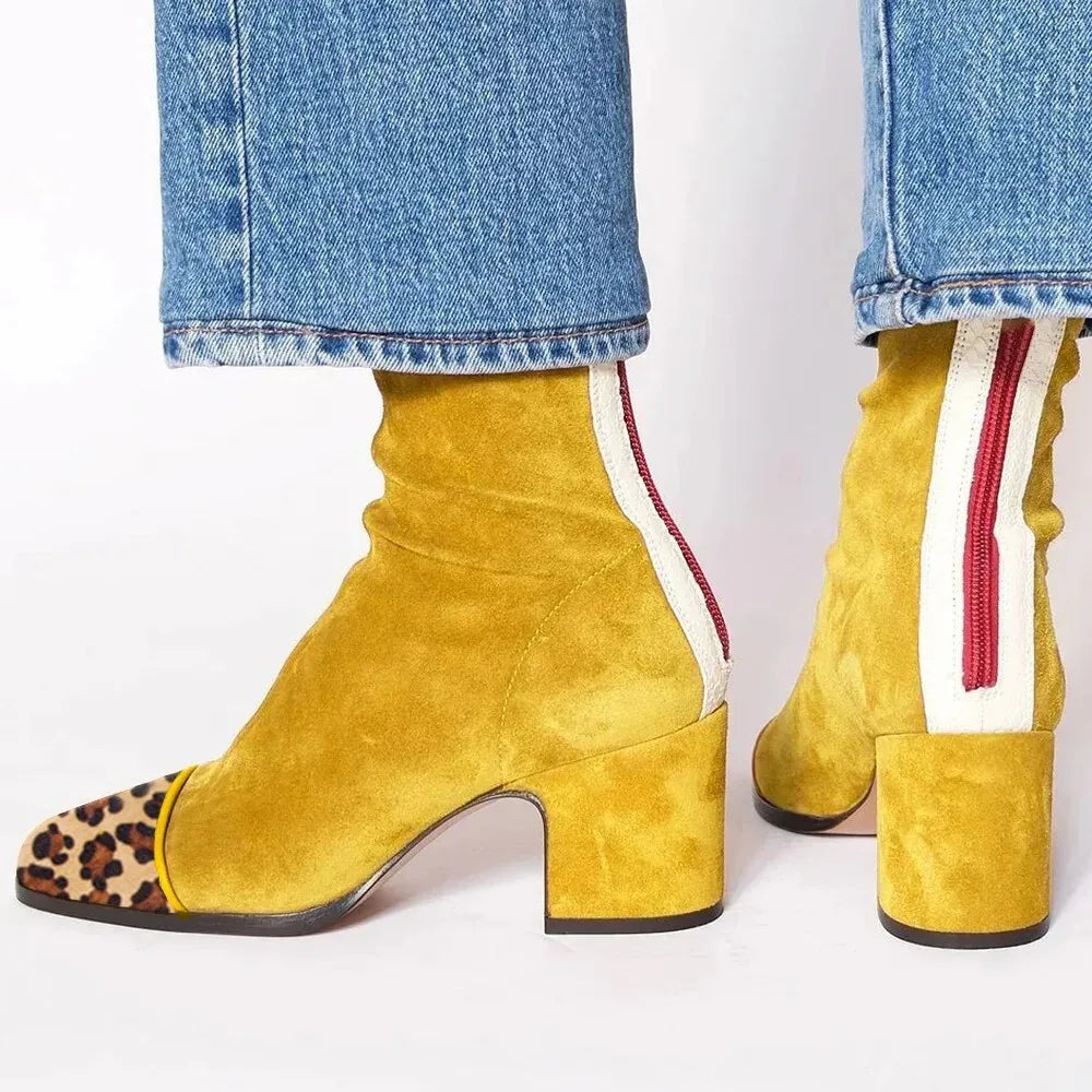 Milena | Women's Casual Square Toe Boots