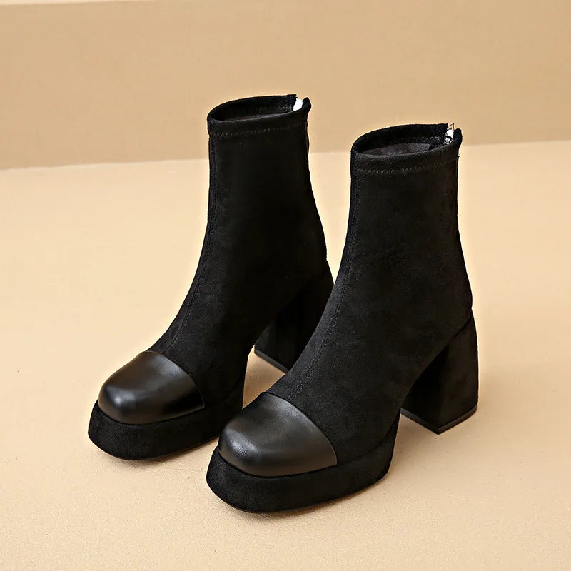 Haidee | Women's Ankle Classic Suede Boots