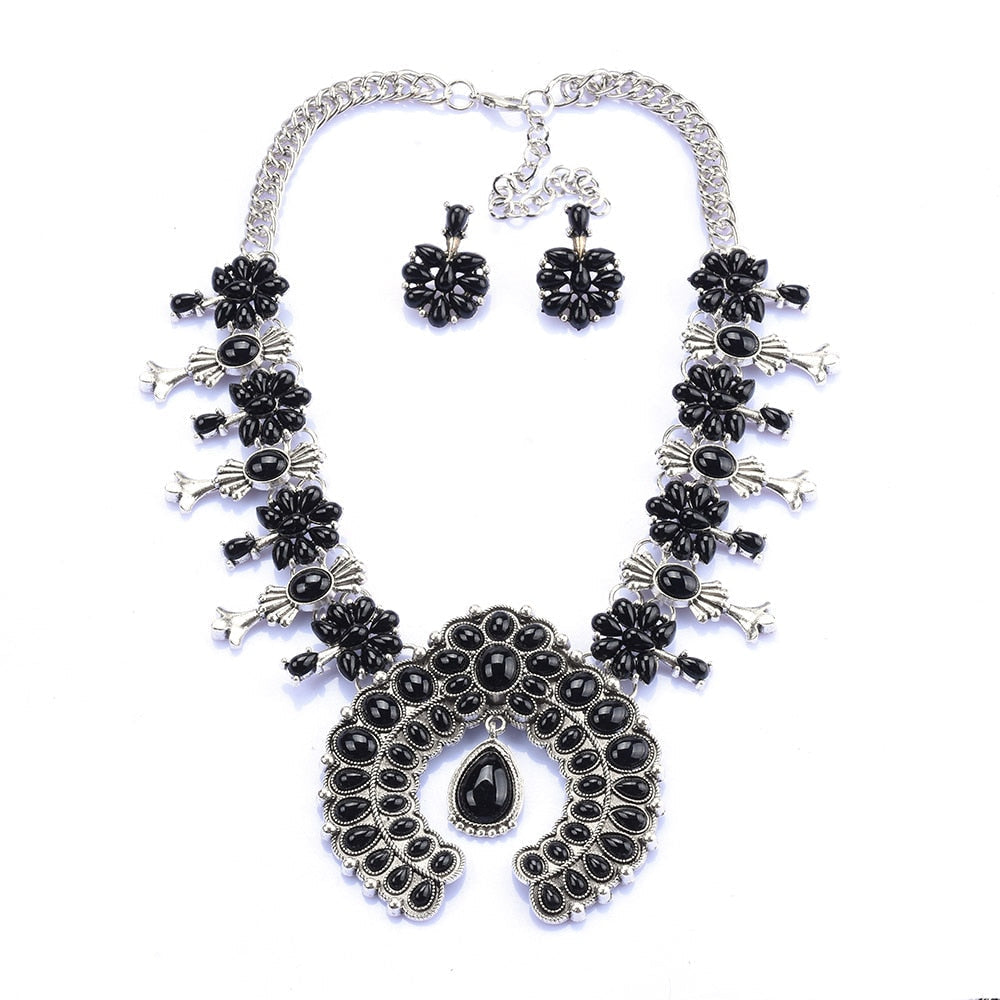 Regine | Women's Lace Southwest Turquoise Set