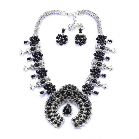 Regine | Women's Lace Southwest Turquoise Set