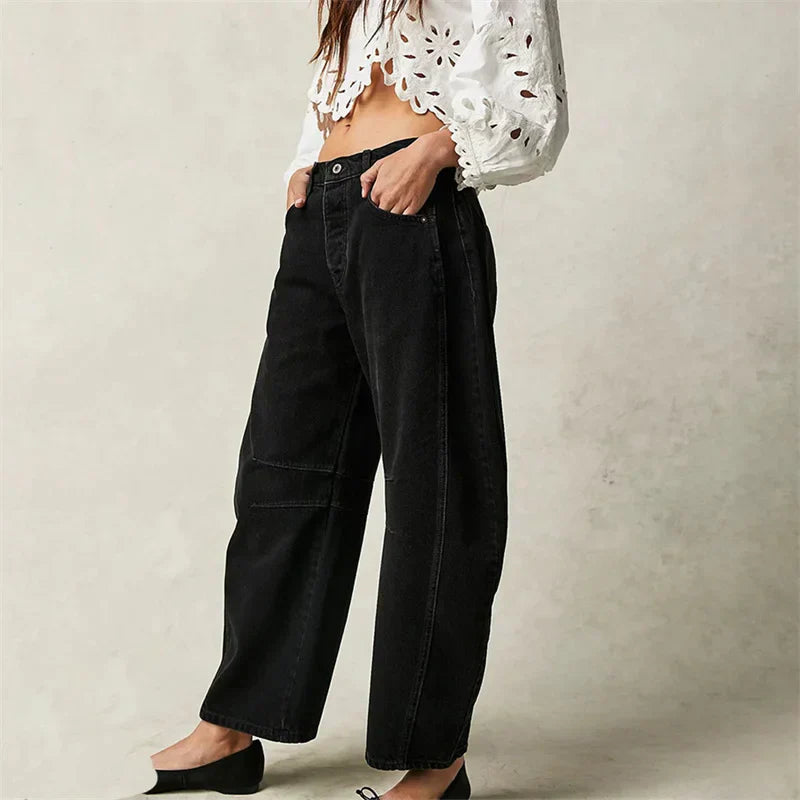 Margarida | Women's Oversized Wide-Leg High Jeans