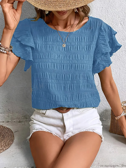 Salara | Women's Ruffle Summer Light Blouse