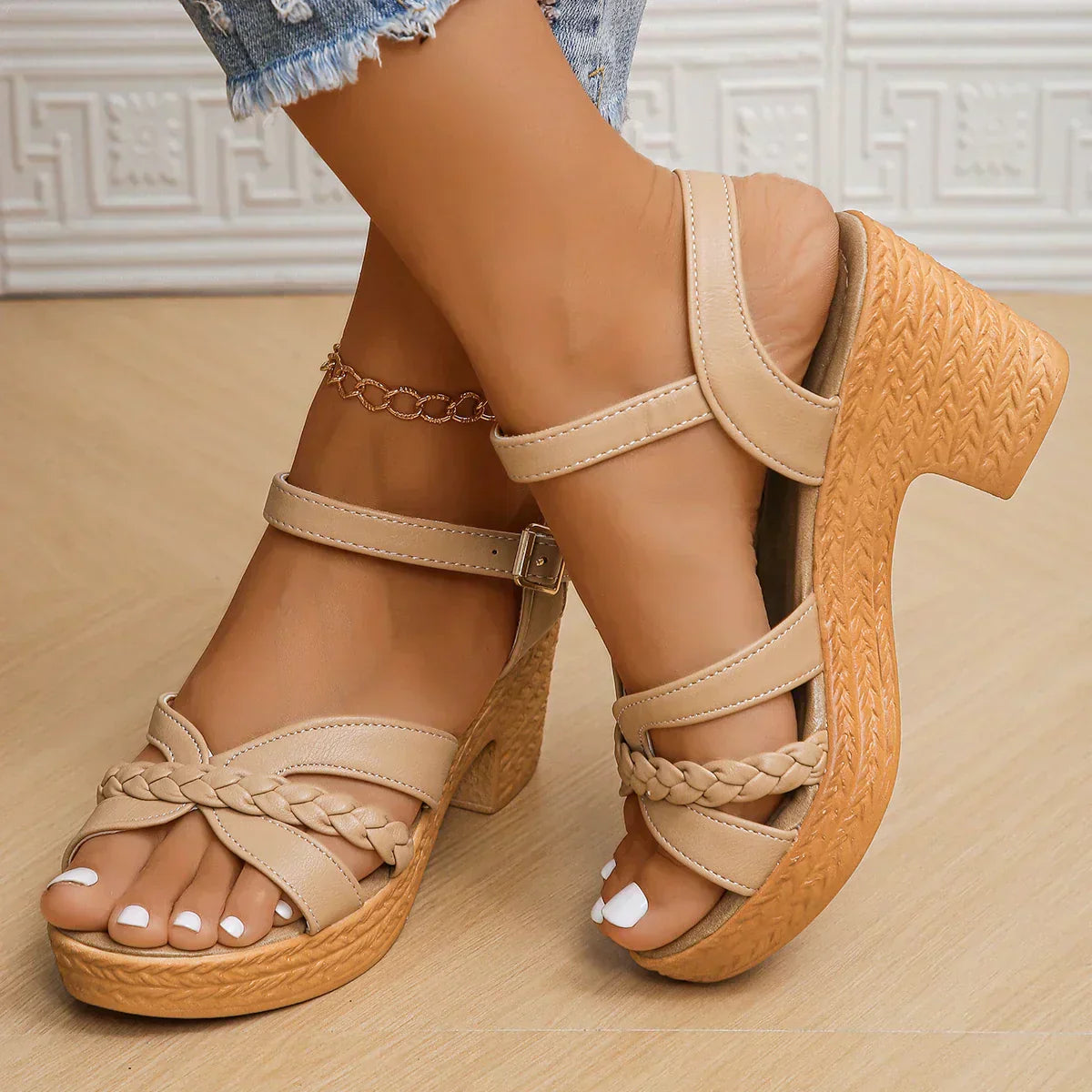 Elen | Women's Strappy Open-Toe Comfortable Sandals
