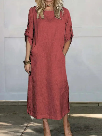 Roseline | Women's Oversized Beach A-Line Evening Dress