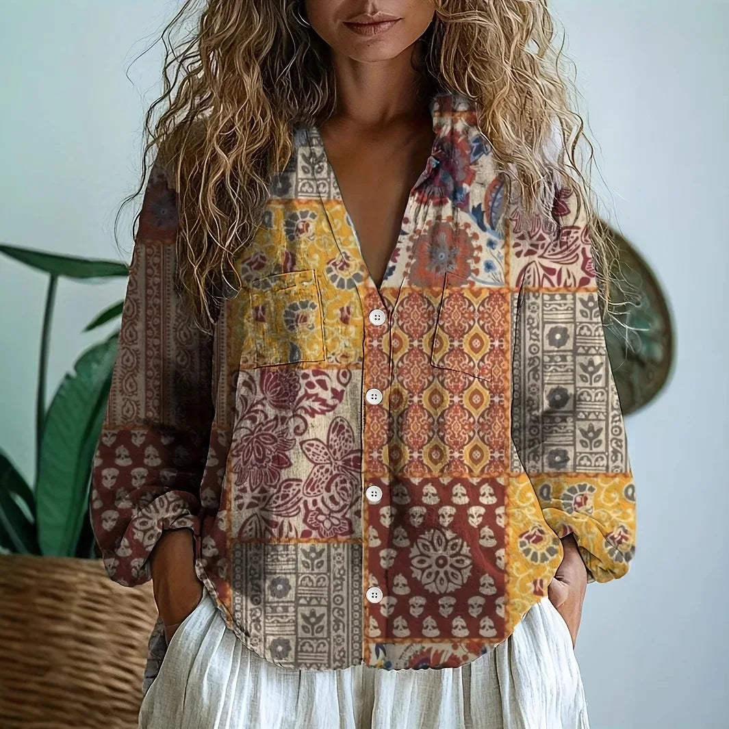 Zelande | Women's Casual Relaxed Nature Blouse