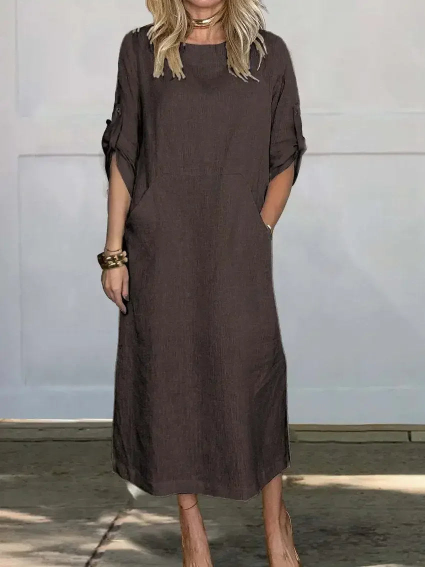 Roseline | Women's Oversized Beach A-Line Evening Dress