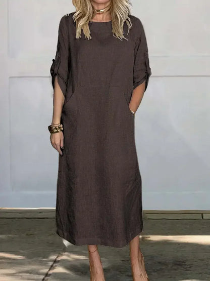Roseline | Women's Oversized Beach A-Line Evening Dress