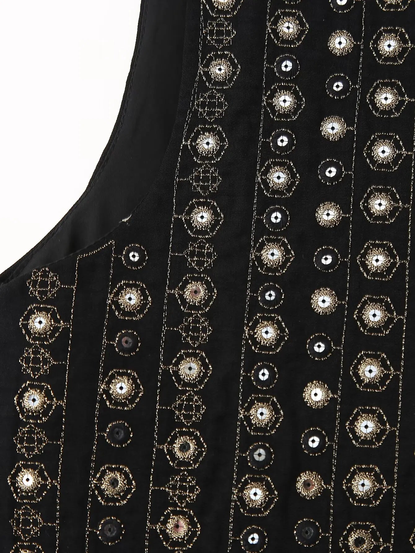 Sabelira | Women's Embroidered Sequin Boho Beach Piece