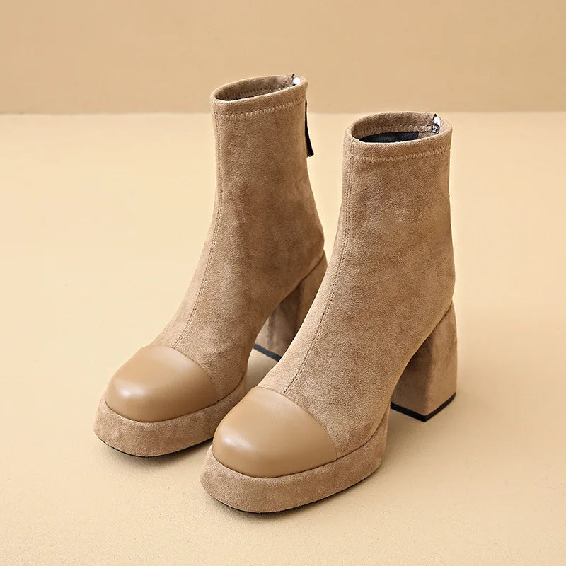 Haidee | Women's Ankle Classic Suede Boots