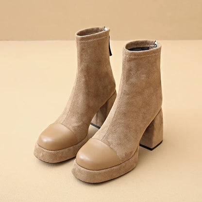 Haidee | Women's Ankle Classic Suede Boots