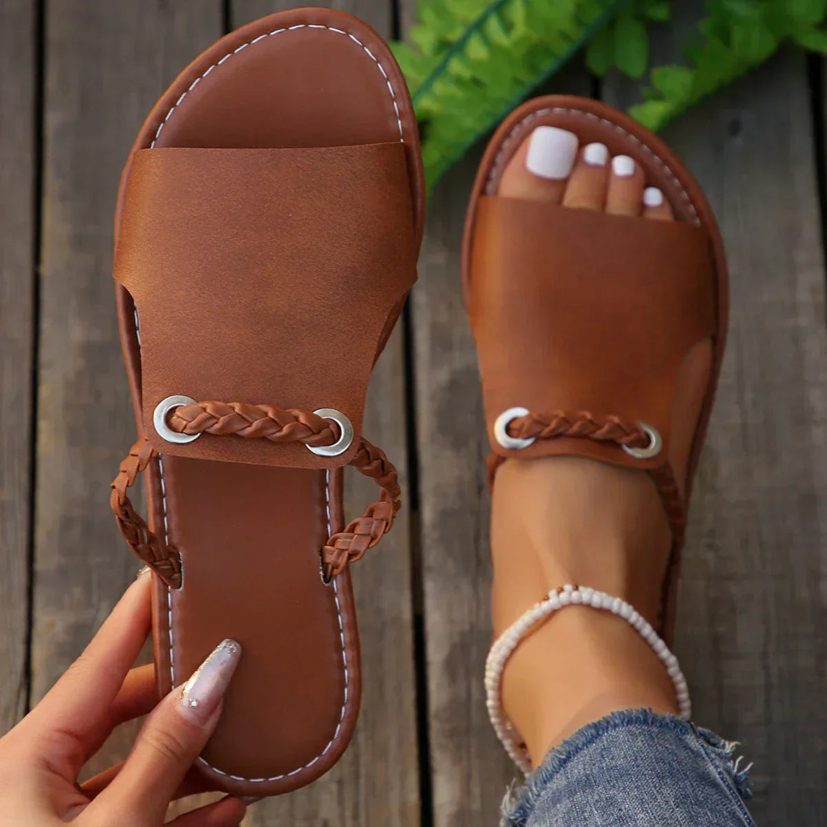 Jamila | Women's Boho Casual Woven Sandals