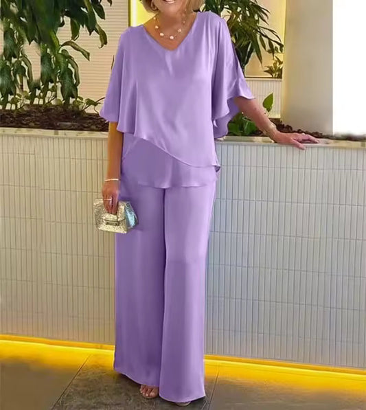 Idamar | Women's Two-Piece Elegant Flair Set