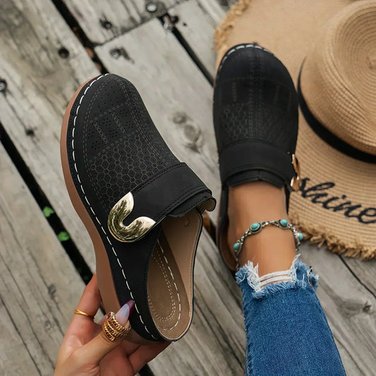 Ceridwen | Women's Lace Adjustable Wedge Sandals